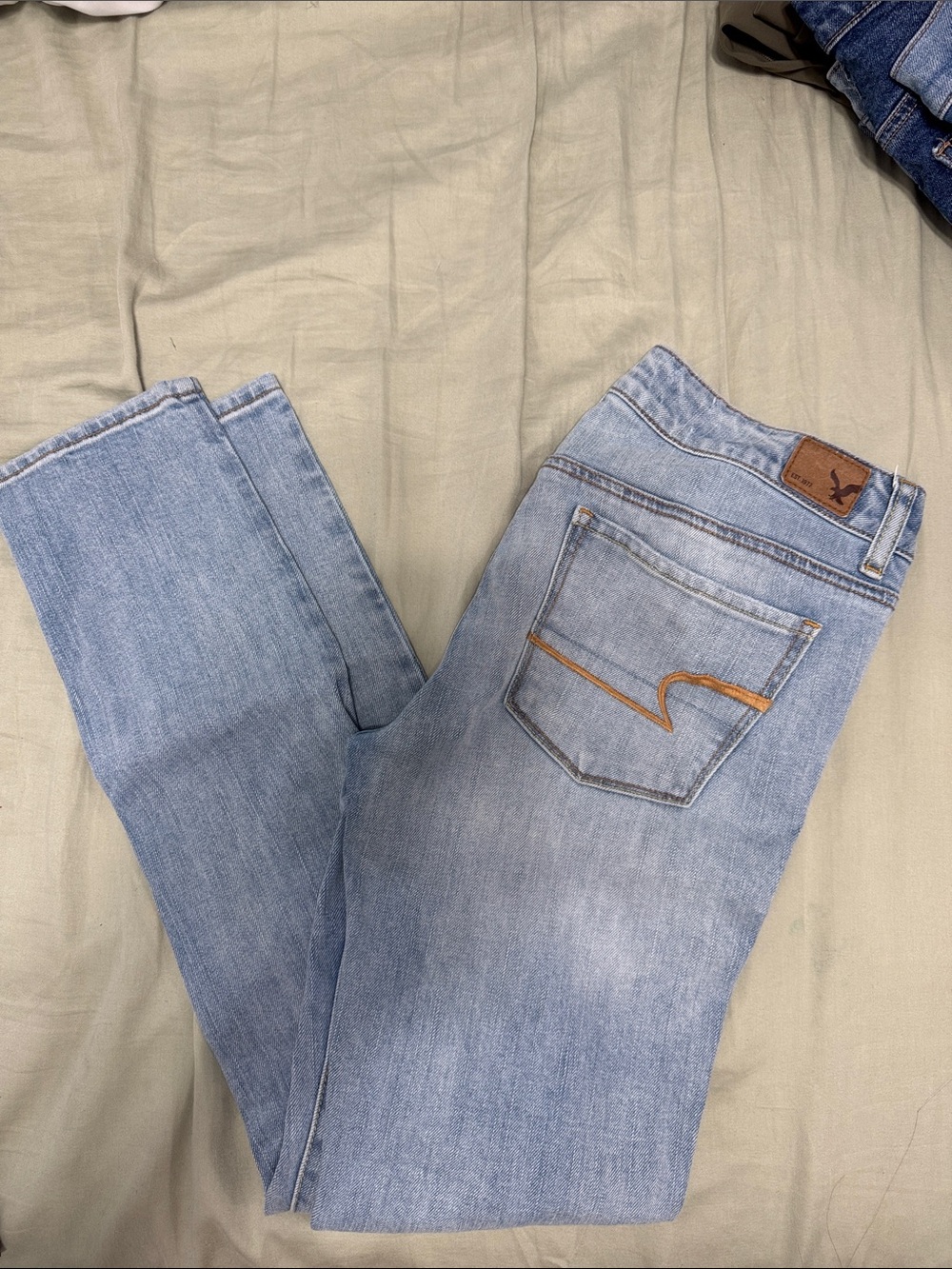 American Eagle Outfitters Light Blue Slim Straight Jeans